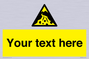 Custom Warning: Debris flow zone